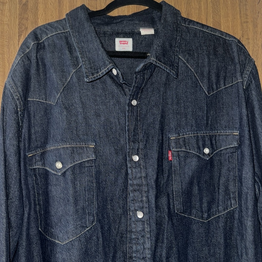 Levi's Blue Denim Shirt